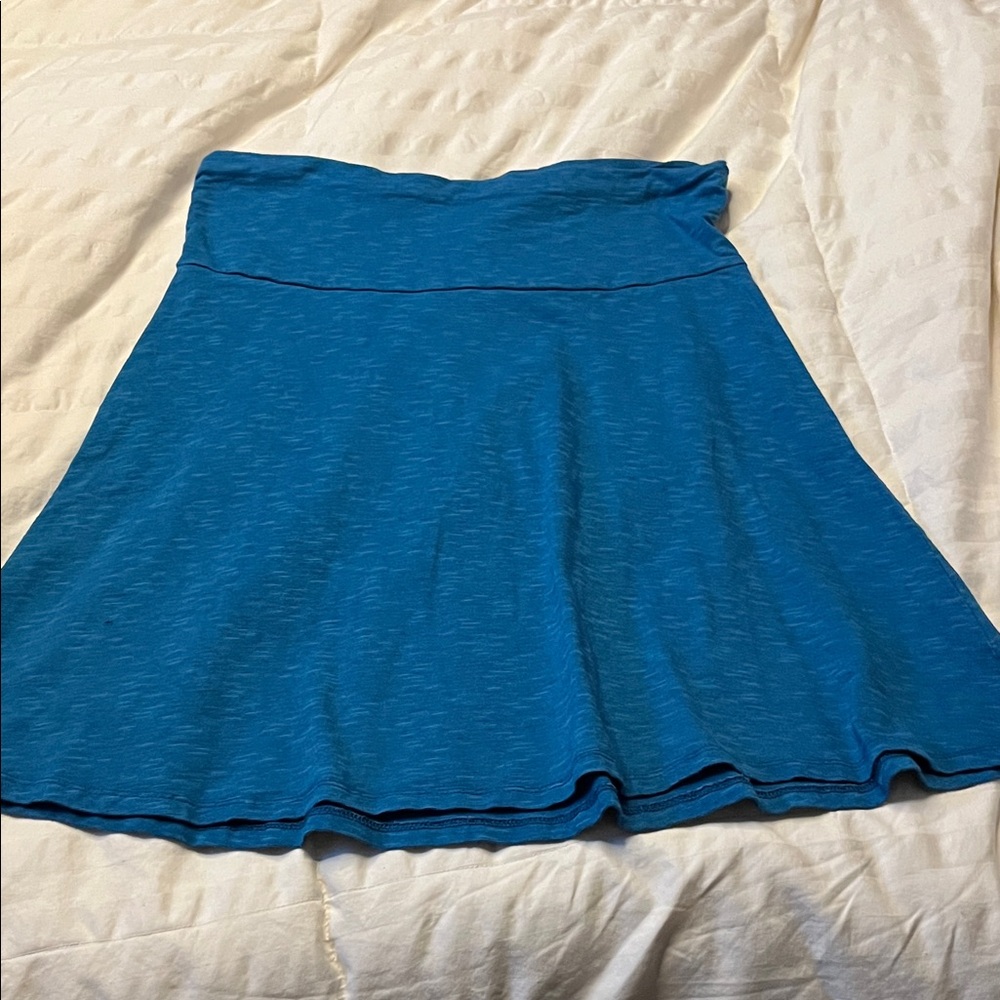 Toad&Co Vibrant Blue Chaka Skirt